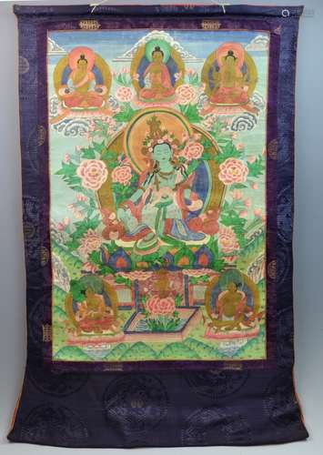 Tibetan 18th/19th Century Thangka Painting