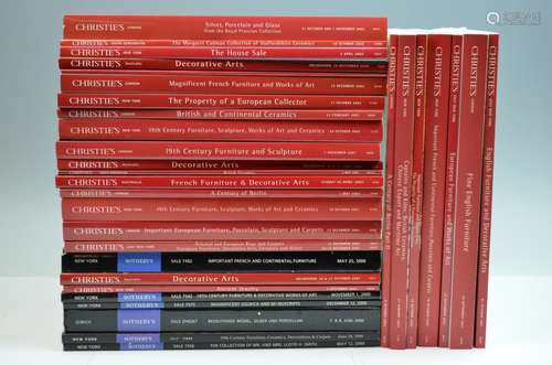 32 Piece Sotheby's & Christie's Auction Catalogues