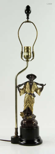 Chinese Chapman Figure Lamp