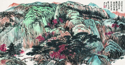 萧海春（1944～）山野秋景