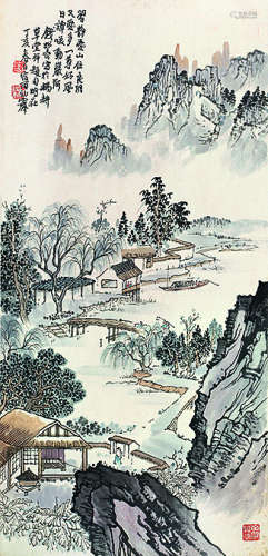 钱松嵒（1899～1985）山野秋色