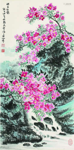 陈世中（1944～）映日红艳