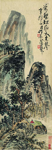 蒲华（1832～1911）万壑松风