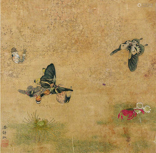 潘静淑（1892～1939）花蝶图