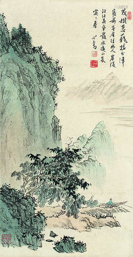 溥儒（1896～1963）茂树葱茏