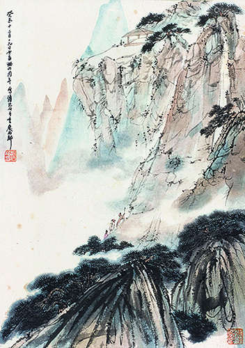 傅抱石（1904～1965）松山高士