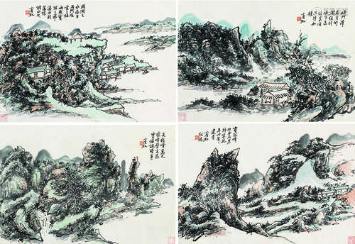 黄宾虹（1865～1955）山水