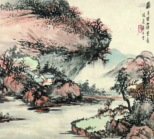 吴子重 	山水