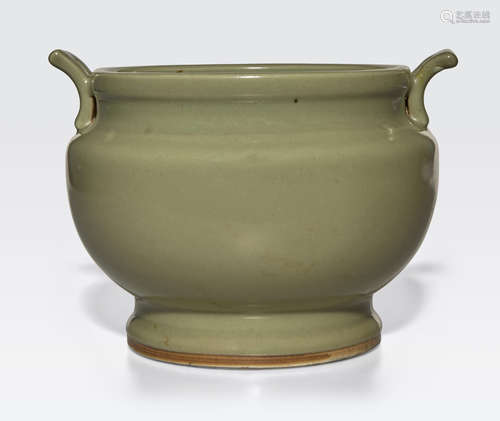 A celadon glazed censer 18th century