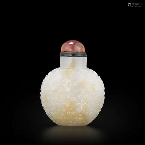 A jadeite snuff bottle 1780-1880