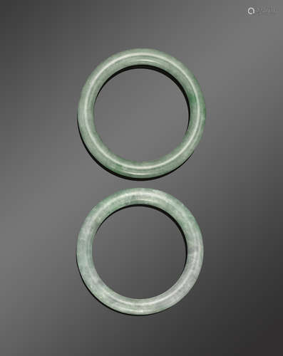 Two Jadeite bangles