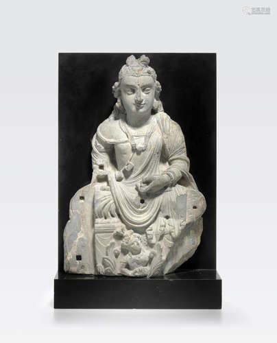 A schist figure of a bodhisattva Ancient region of Gandhara, 3rd/4th century