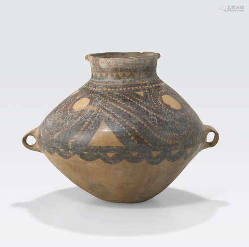 A painted pottery jar Neolithic period, Banshan phase of Majiayao Culture