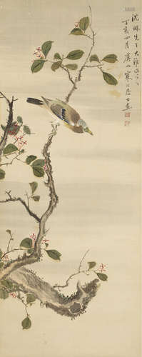 Jiang Hanting (1904-1963) Bird on Branch