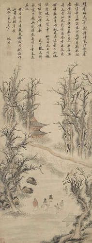 Anonymous (20th century) Viewing Plum Trees