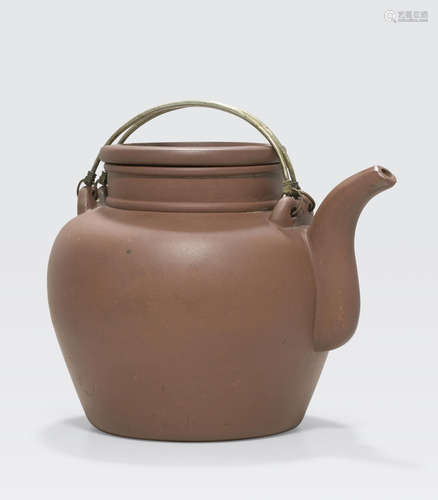 A large Yixing teapot