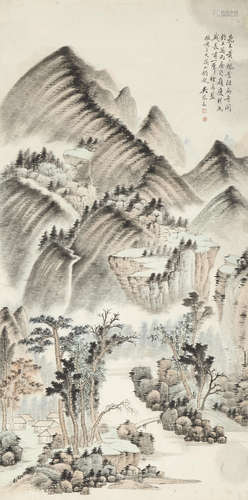 Wu Qinmu (1894-1953) River Landscape