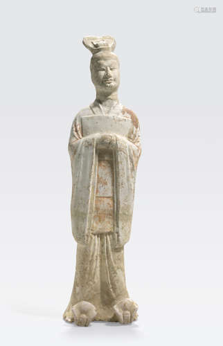 A painted pottery tomb figure Tang dynasty