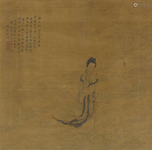 Attributed to Zuo Huanxiang (late 18th/early 19th century) Goddess of the Luo River