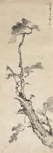 After Bada Shanren (19th/20th century) Birds on Old Pine