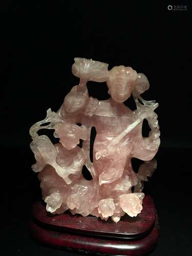 Chinese Pink Stone Lady