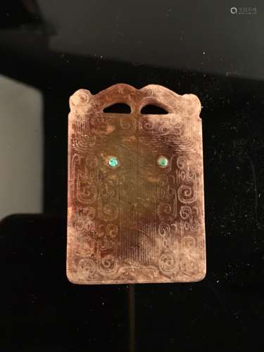 Chinese Han Style Ancient Jade Pendant
