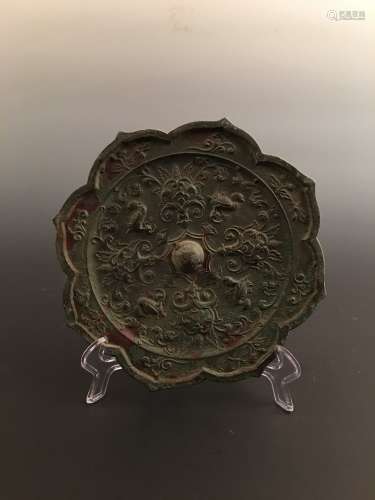 Chinese Han Style Bronze Mirror