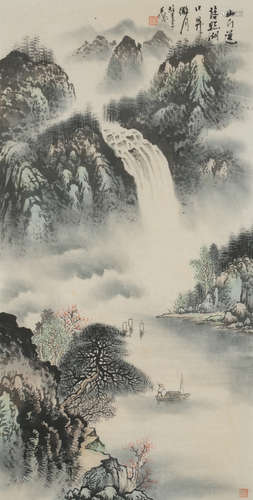 黎雄才   《山水》