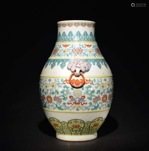 A DOUCAI VASE , 18TH CENTURY