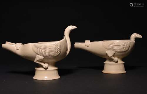 A PAIR OF DING YAO BIRDS , Song Dynasty