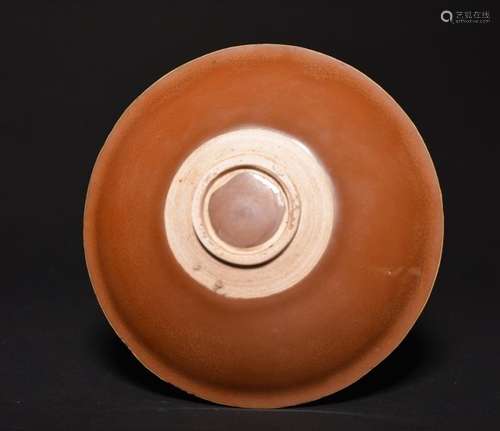 A DINGYAO PERSIMMON-GLAZED BOWL , Song Dynasty