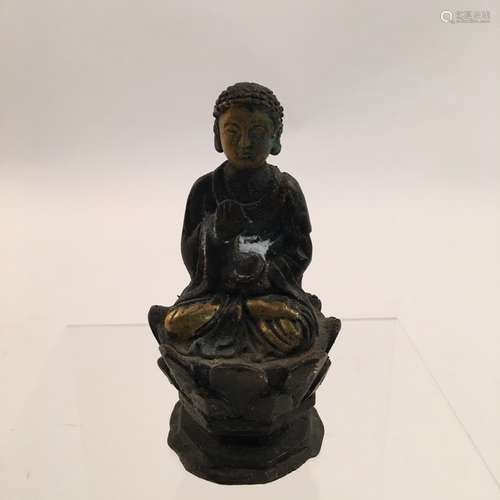 Chinese Gilt Bronze Buddha