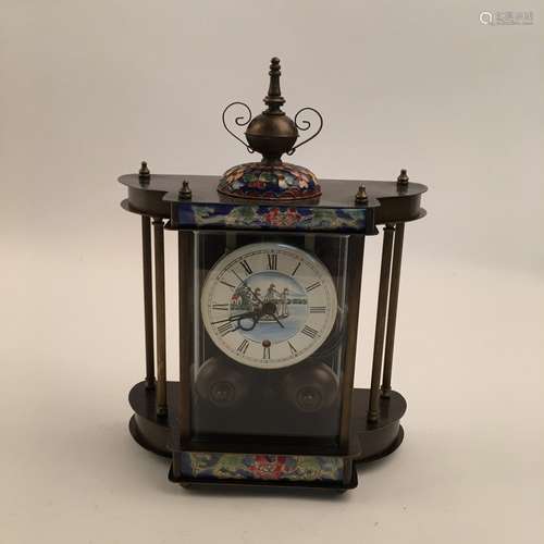 Chinese Cloisonne Clock