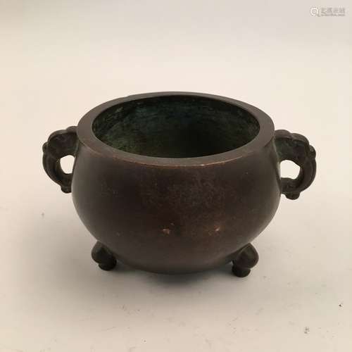 Chinese Bronze Xuande Mark Censer