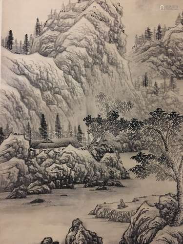 Chinese Ink Painting Scroll