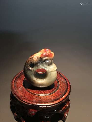 Chinese Hongshan Culture Jade Carved Pig Dragon