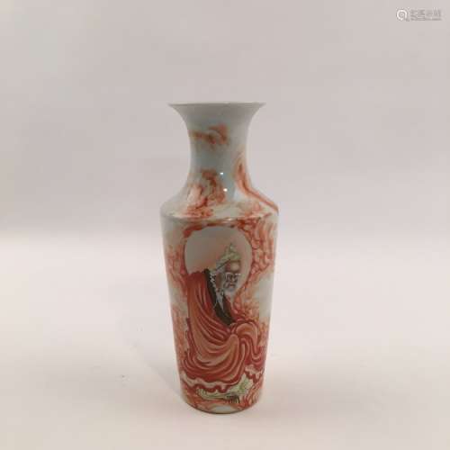 Kangxi Mark,  Fine Chinese Immortal Vase
