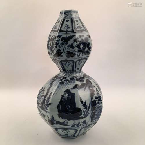 Chinese Double Gourd Vase