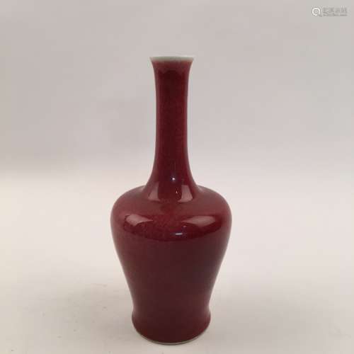 Chinese Red Glazed Vase