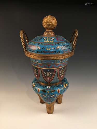 Fine Chinese Closionne Censer