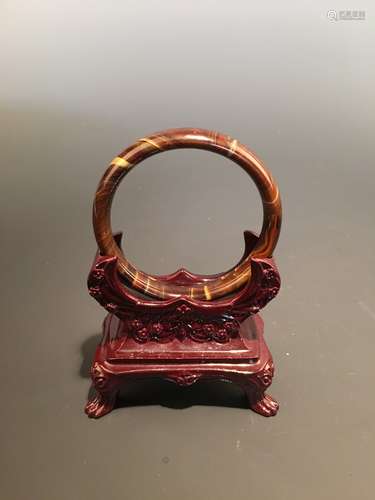 Chinese Brown Jade Bangle