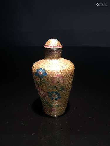 Chines Cloisonne Snuff Bottle