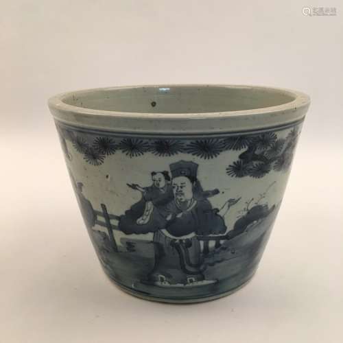 Chinese Blue and White Pot