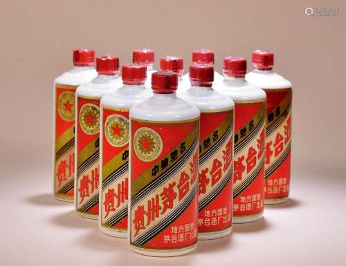 1980-1982年“金轮牌”内销贵州茅台酒（三大革命）