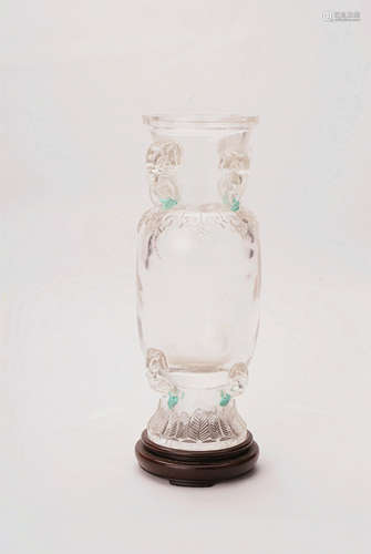 A Chinese Crystal Vase