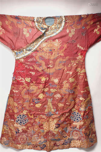 A Chinese Dragon Robe