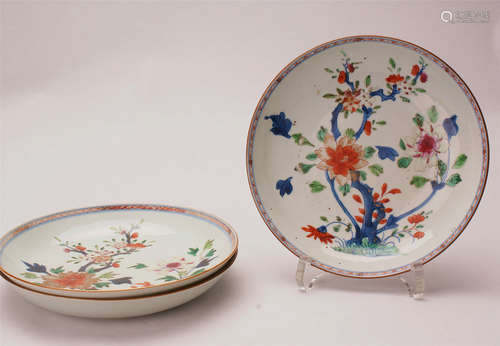 Three Chinese Plates 