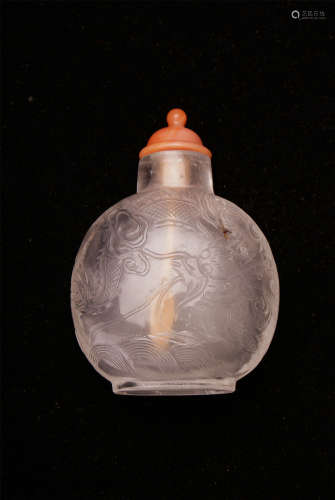 A Chinese Crystal Snuff Bottle 