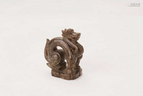 A Chinese Jade Dragon