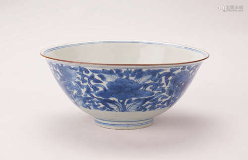 A Chinese Blue And White Porcelain Bowl 